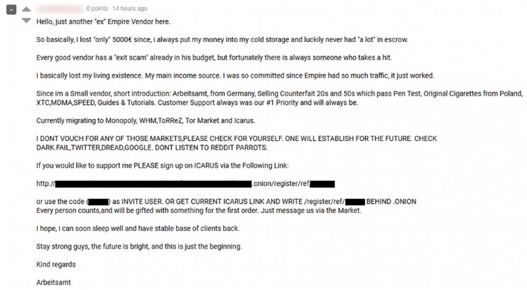 current darknet market