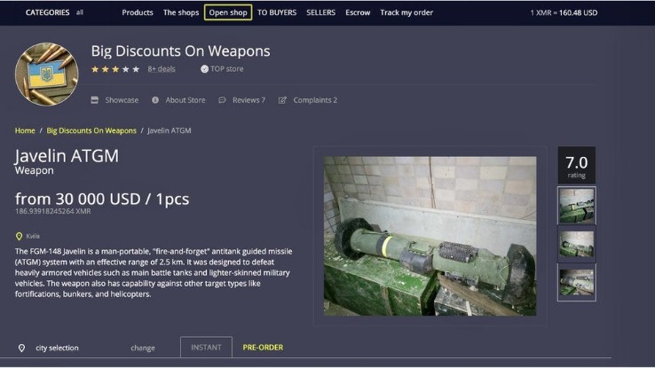 sites on dark web